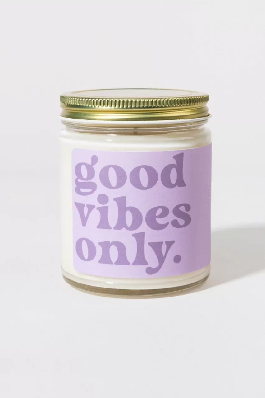 Francesca's Good Vibes Only Candle Jar