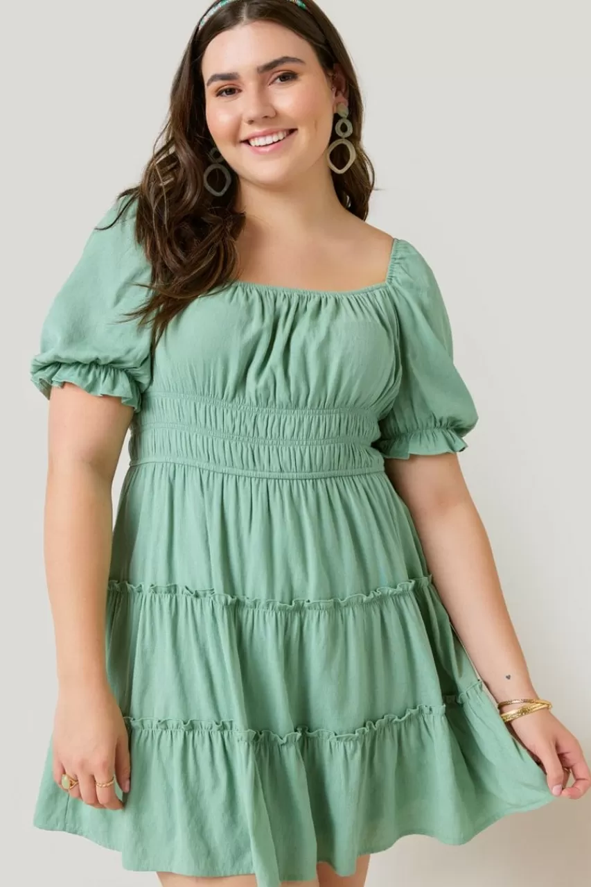 Francesca's Hallie Tiered Mini Dress