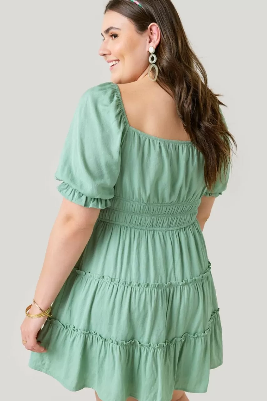 Francesca's Hallie Tiered Mini Dress