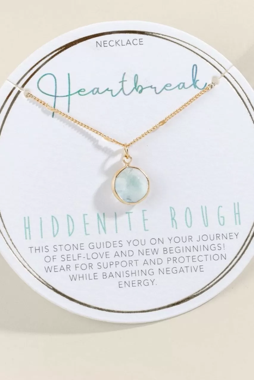 Francesca's Heartbreak Stone Pendant Necklace