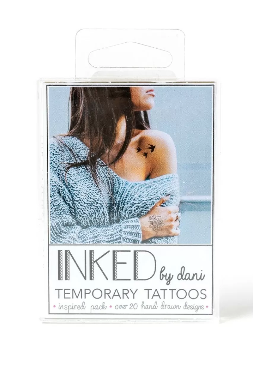 Francesca's Inked By Dani Inspired Temporary Tattoo Pack