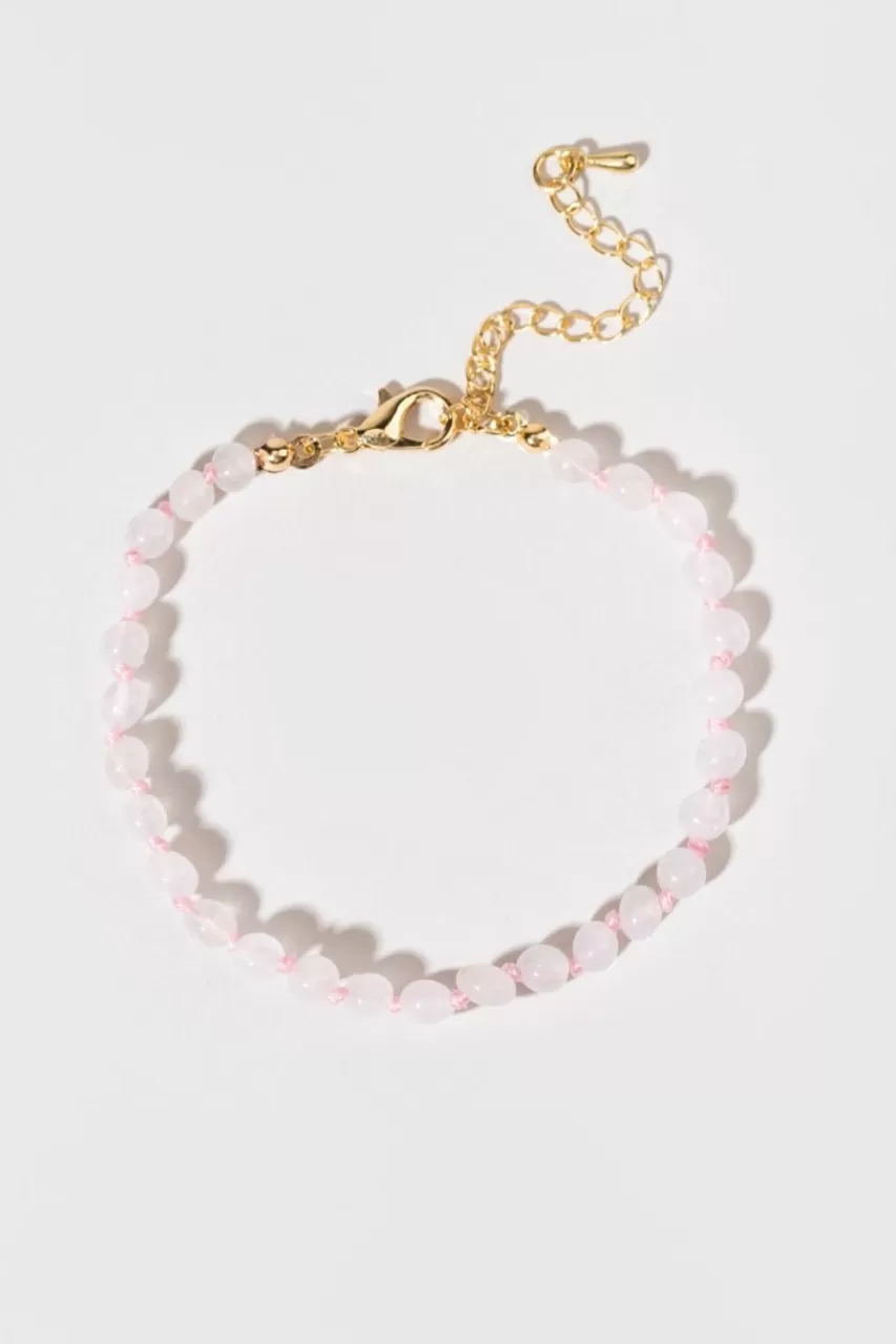 Francesca's Jacquelyn Threaded Quartz Ball Bracelet