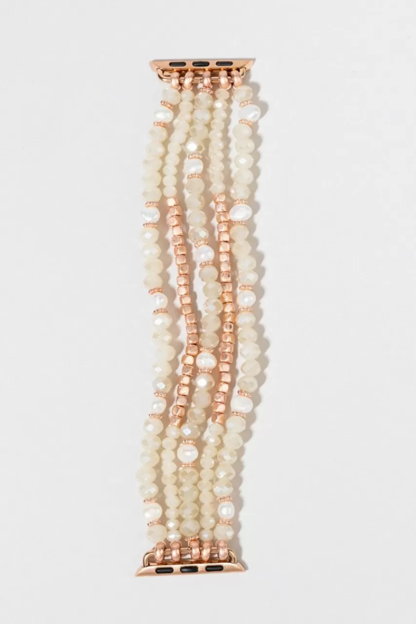 Francesca's Jane Pearl Bead Watch Strap