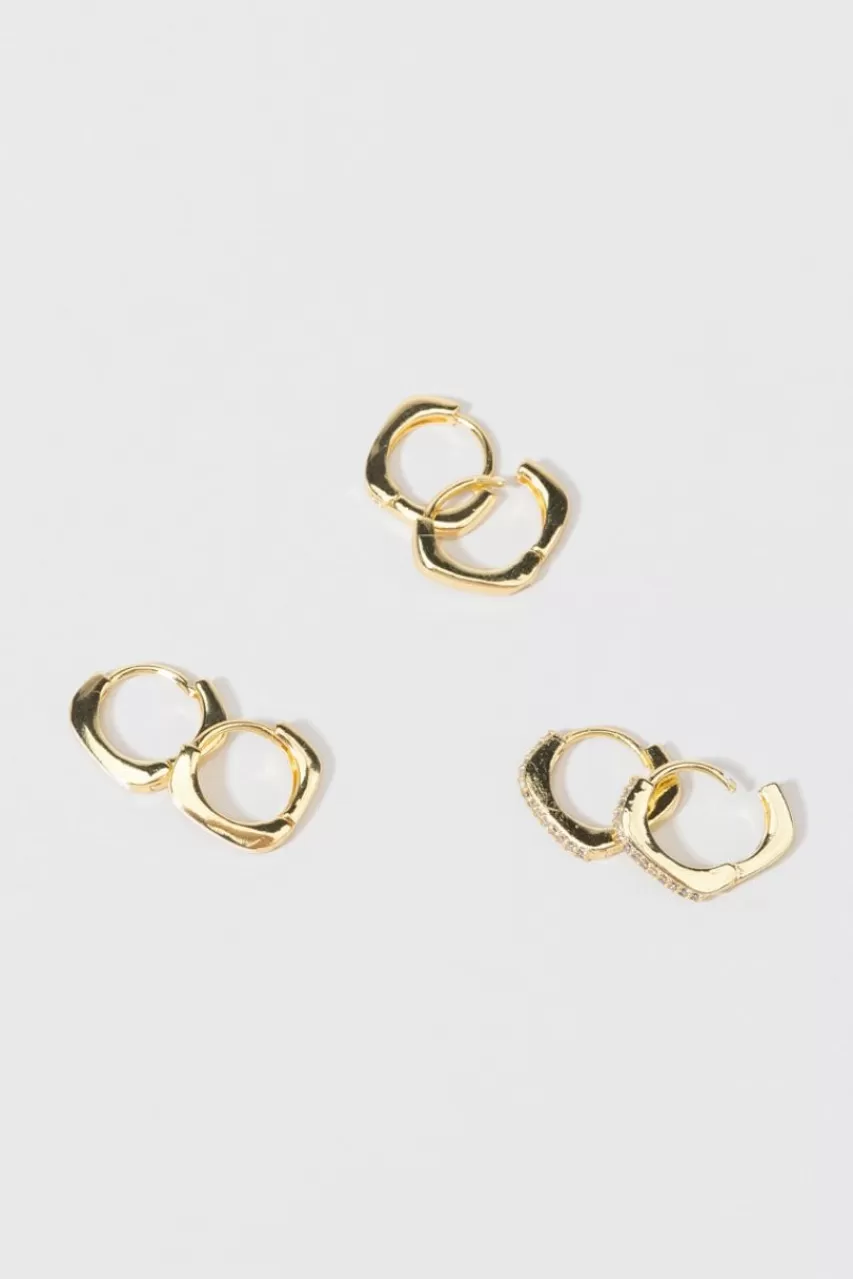 Francesca's Jessalyn Hoop Earrings Set