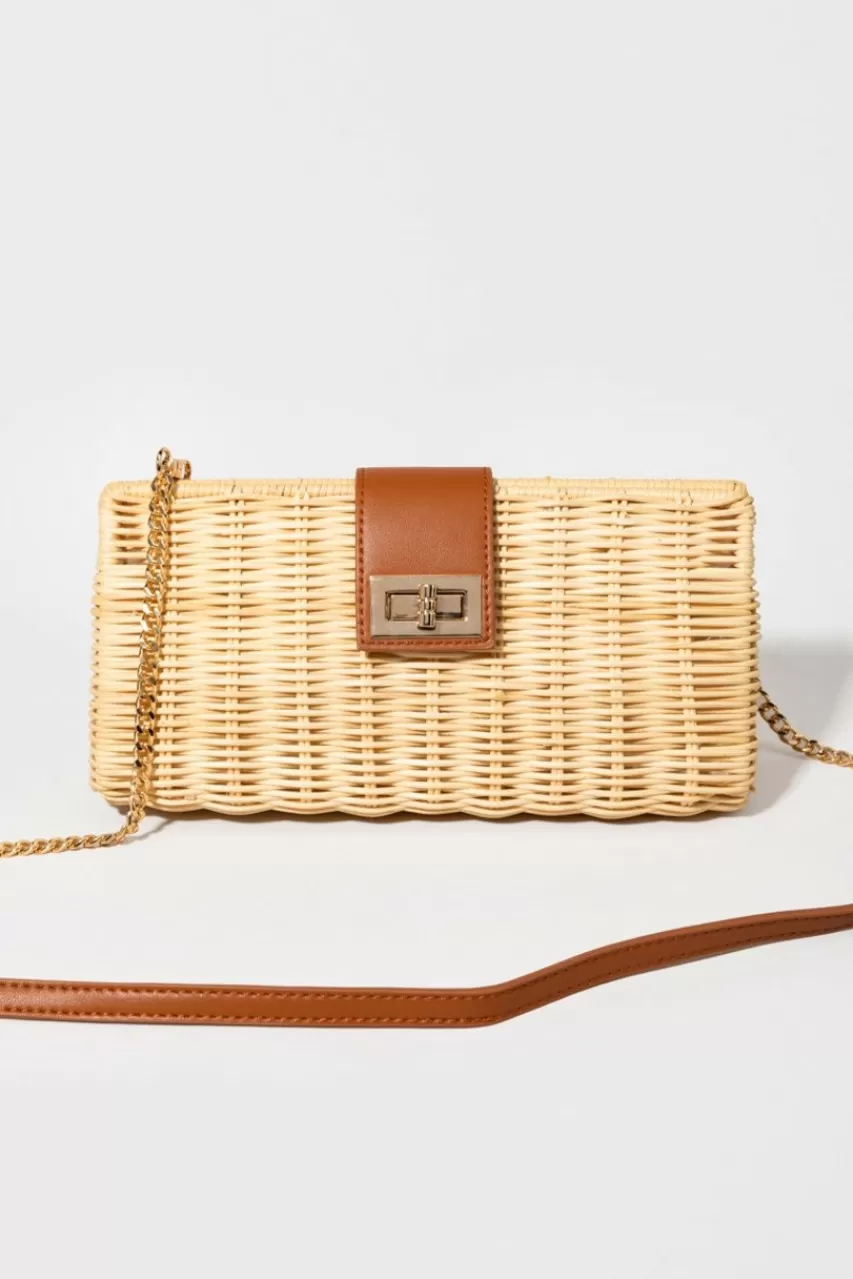 Francesca's Joan Rattan Turnlock Clutch