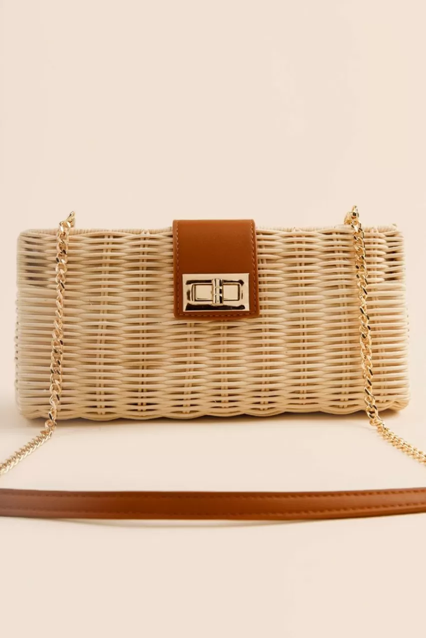 Francesca's Joan Rattan Turnlock Clutch