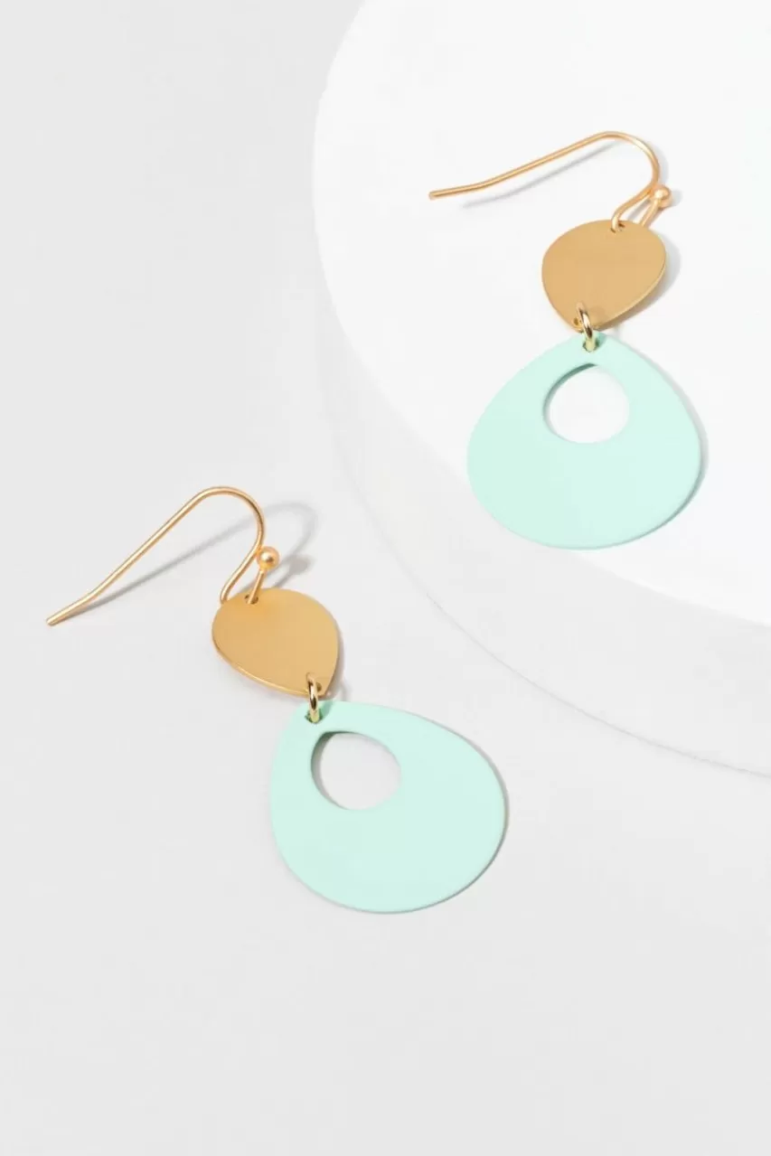 Francesca's Joanne Epoxy Paint Drop Earrings