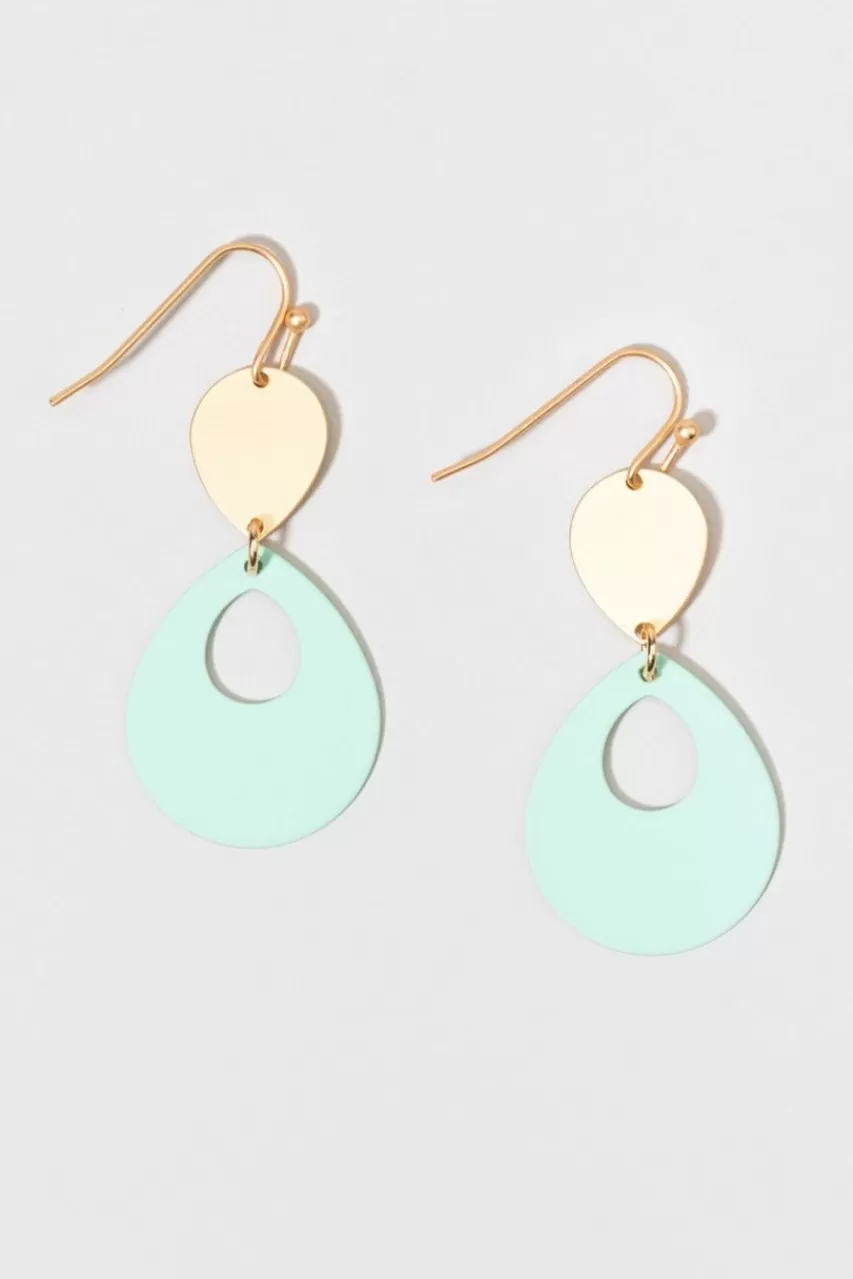 Francesca's Joanne Epoxy Paint Drop Earrings