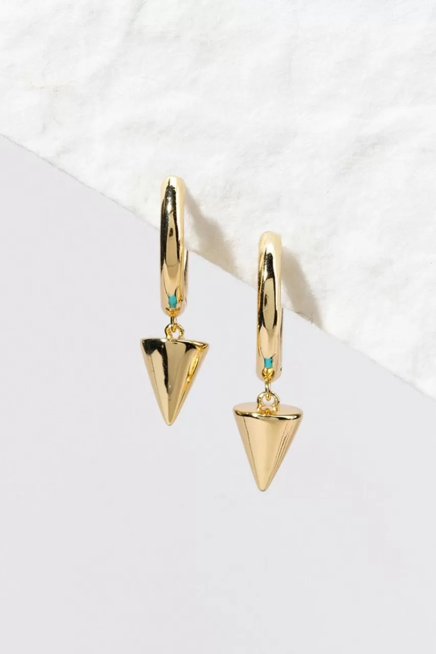 Francesca's Joselyn En Spike Earrings