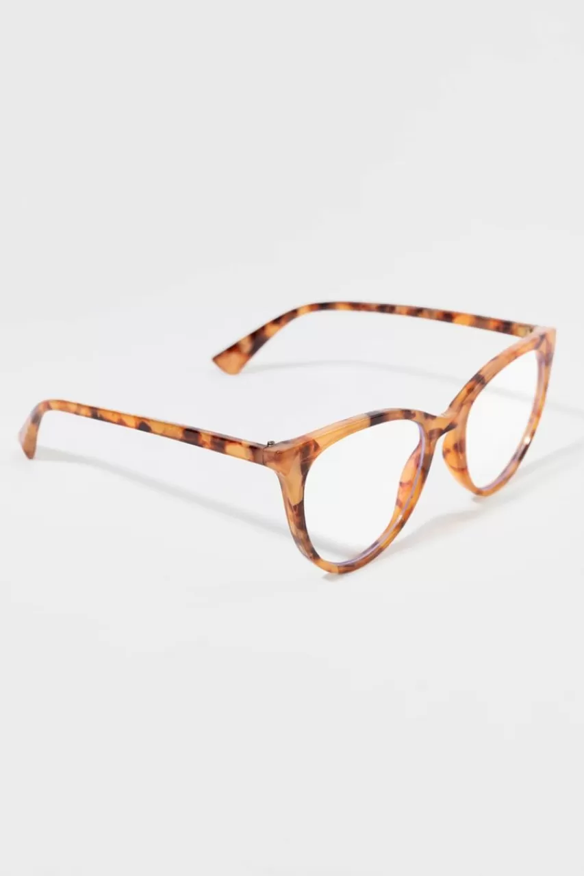 Francesca's Joyce Blue Light Cat Eye Glasses