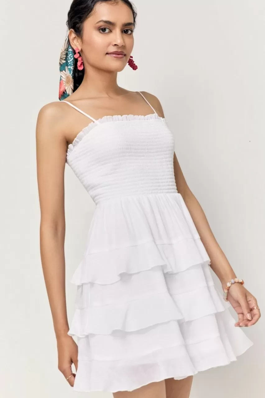 Francesca's Joyce Bow Back Mini Dress