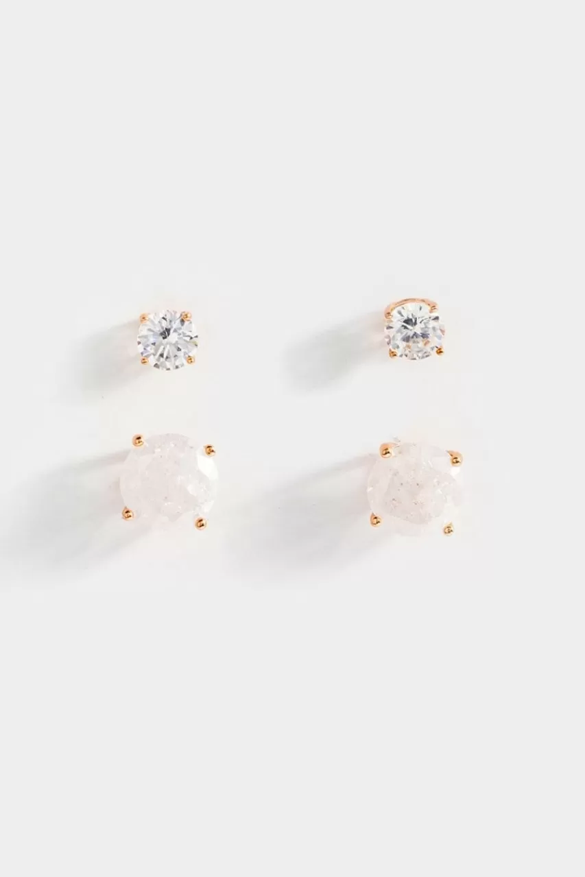 Francesca's Julianne Cubic Zirconia Stud Set