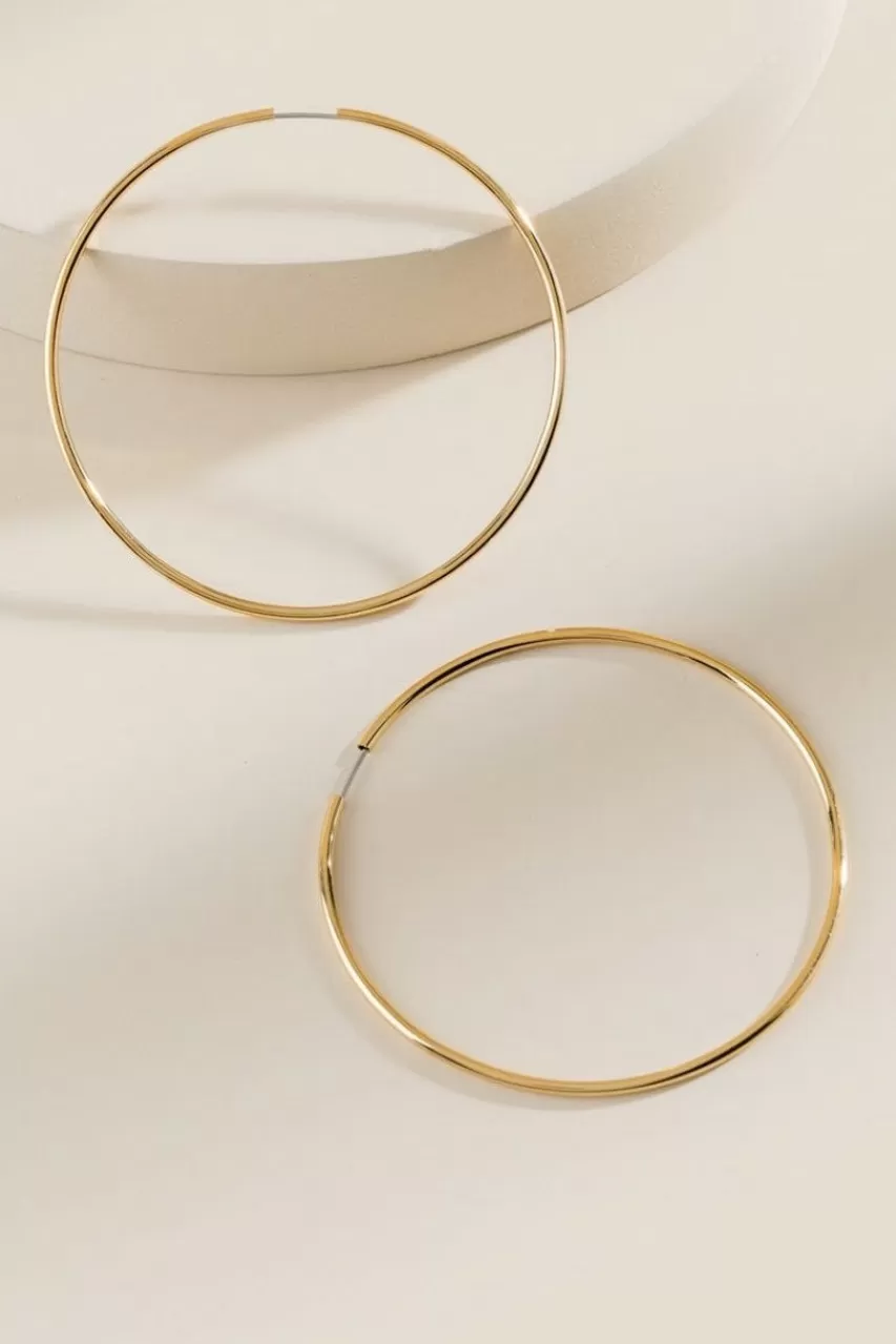 Francesca's Kassidy Metal Hoops