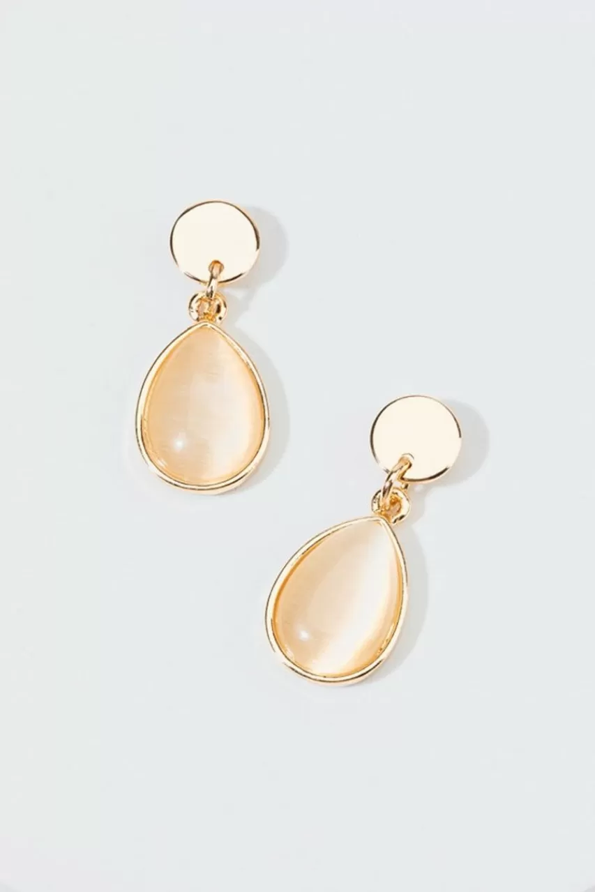 Francesca's Katie Metal Post Drop Earrings