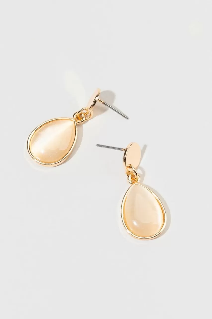 Francesca's Katie Metal Post Drop Earrings