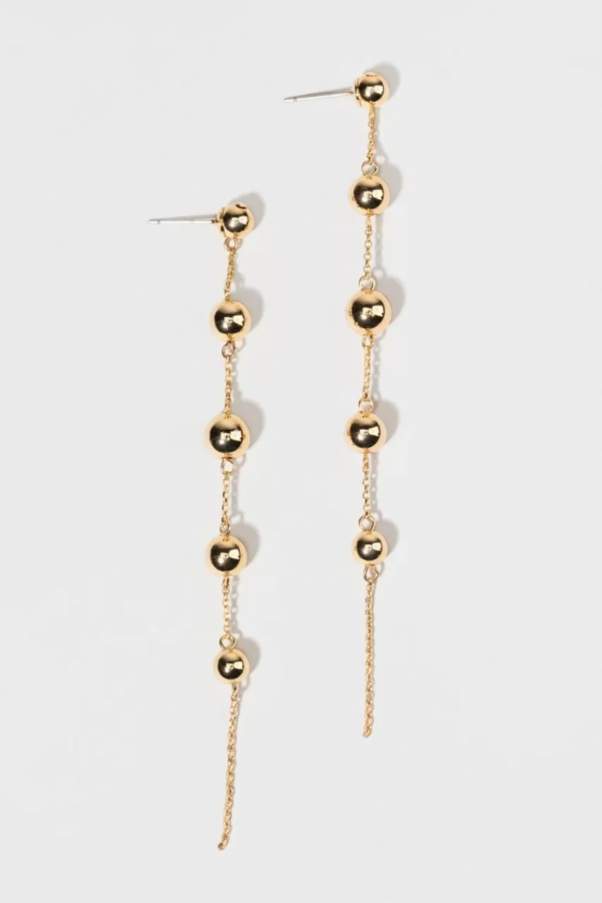 Francesca's Kelley Linear Bead Earrings