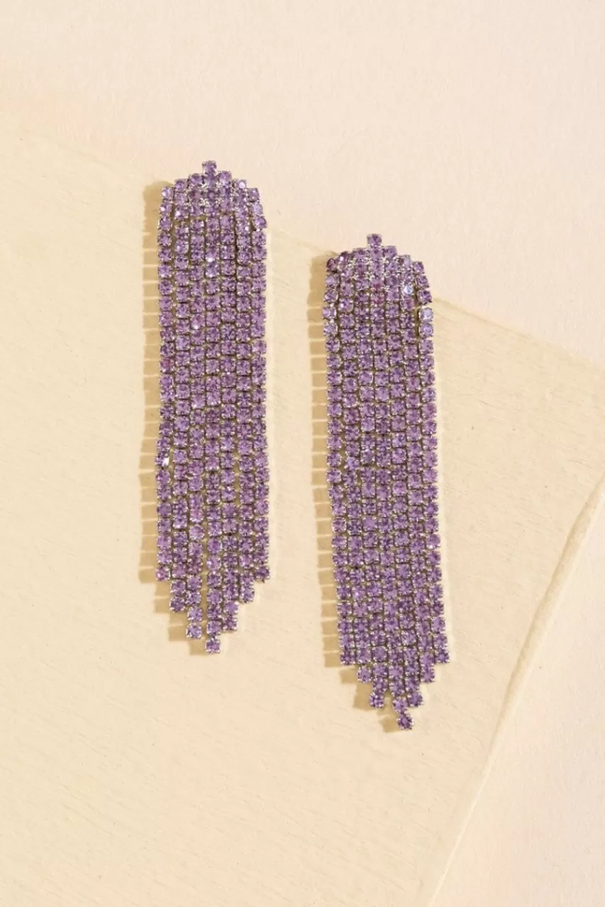 Francesca's Kellie Cupchain Strand Drop Earrings