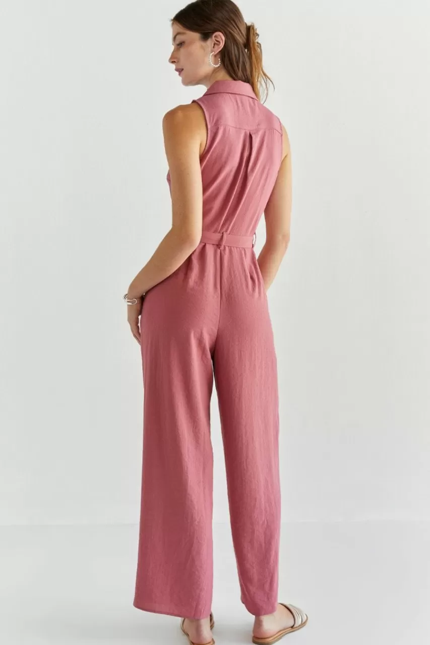 Francesca's Kelsey Utility Jumpsuit