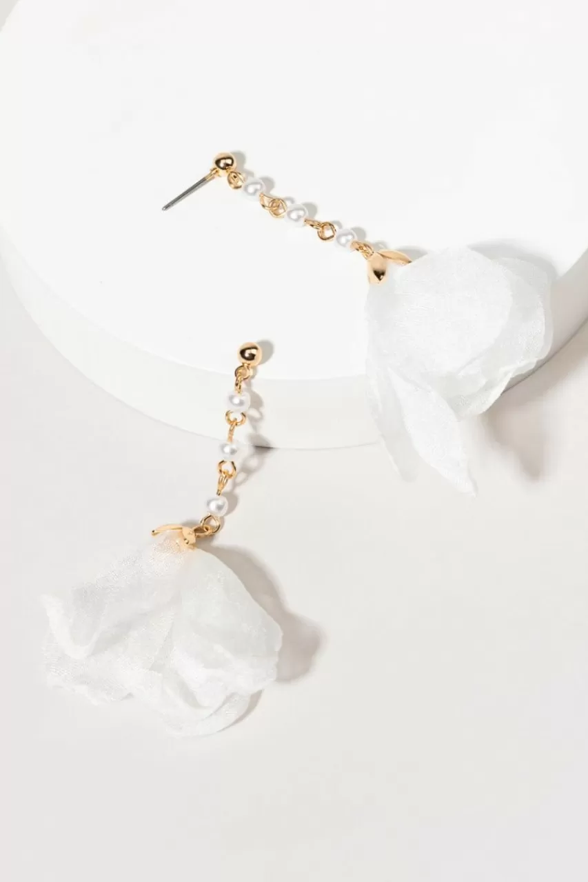 Francesca's Kristia Rosette Earrings