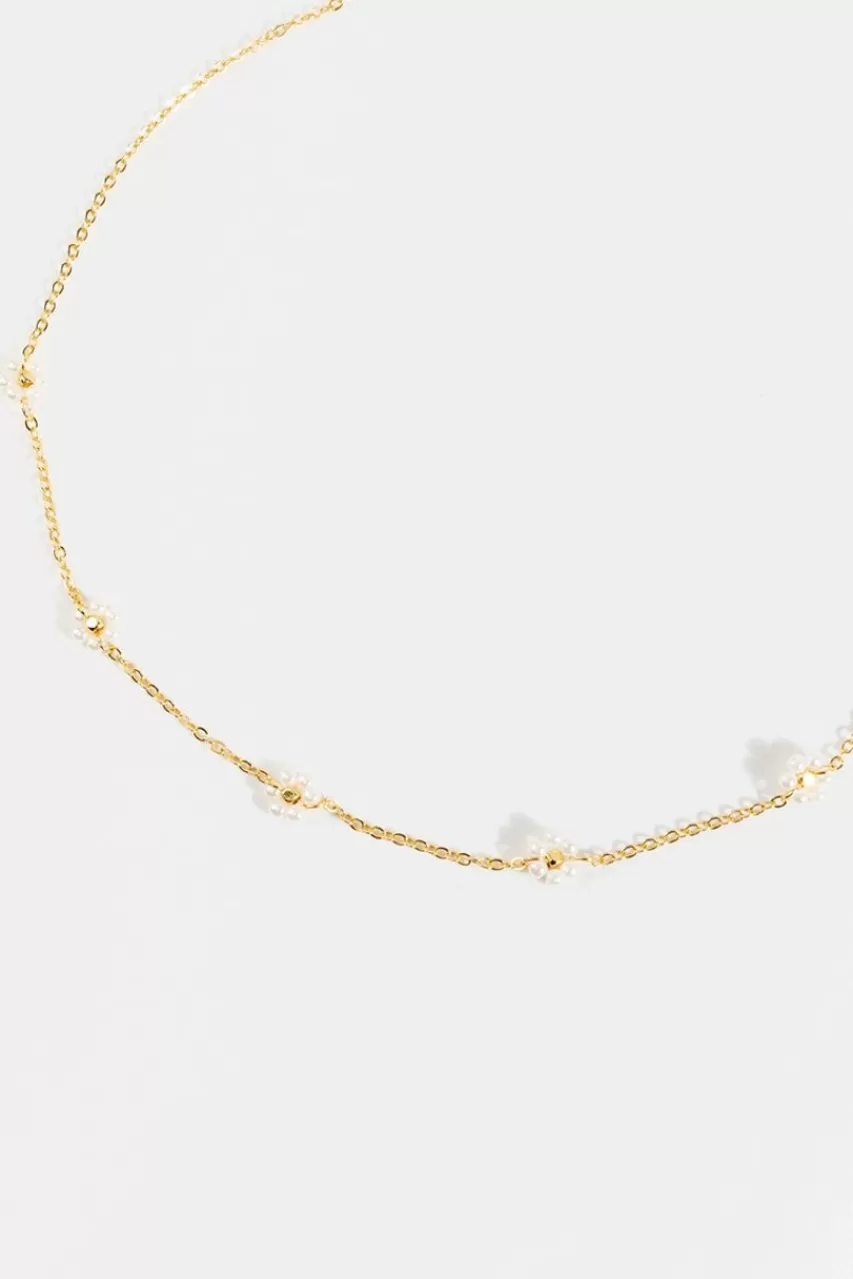 Francesca's Leah Floral Station Necklace