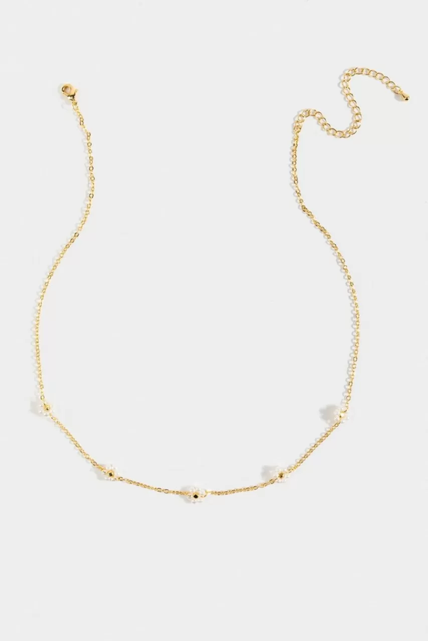 Francesca's Leah Floral Station Necklace