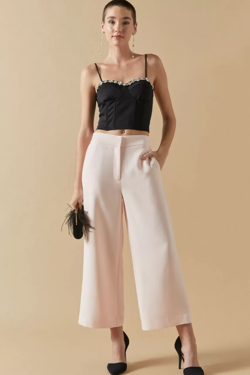 Francesca's Lena High Waist Wide Leg Pants