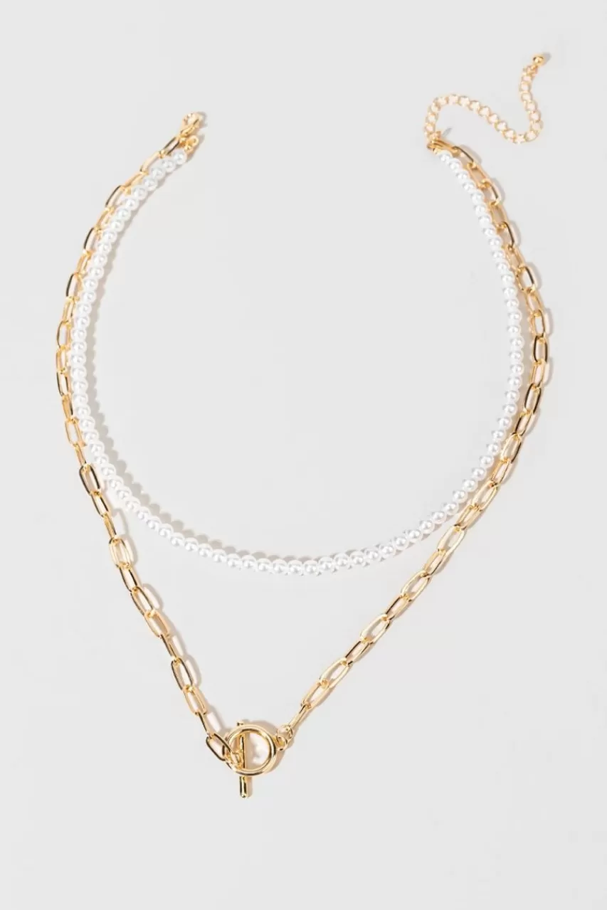 Francesca's Lianne Gold Chain Necklace