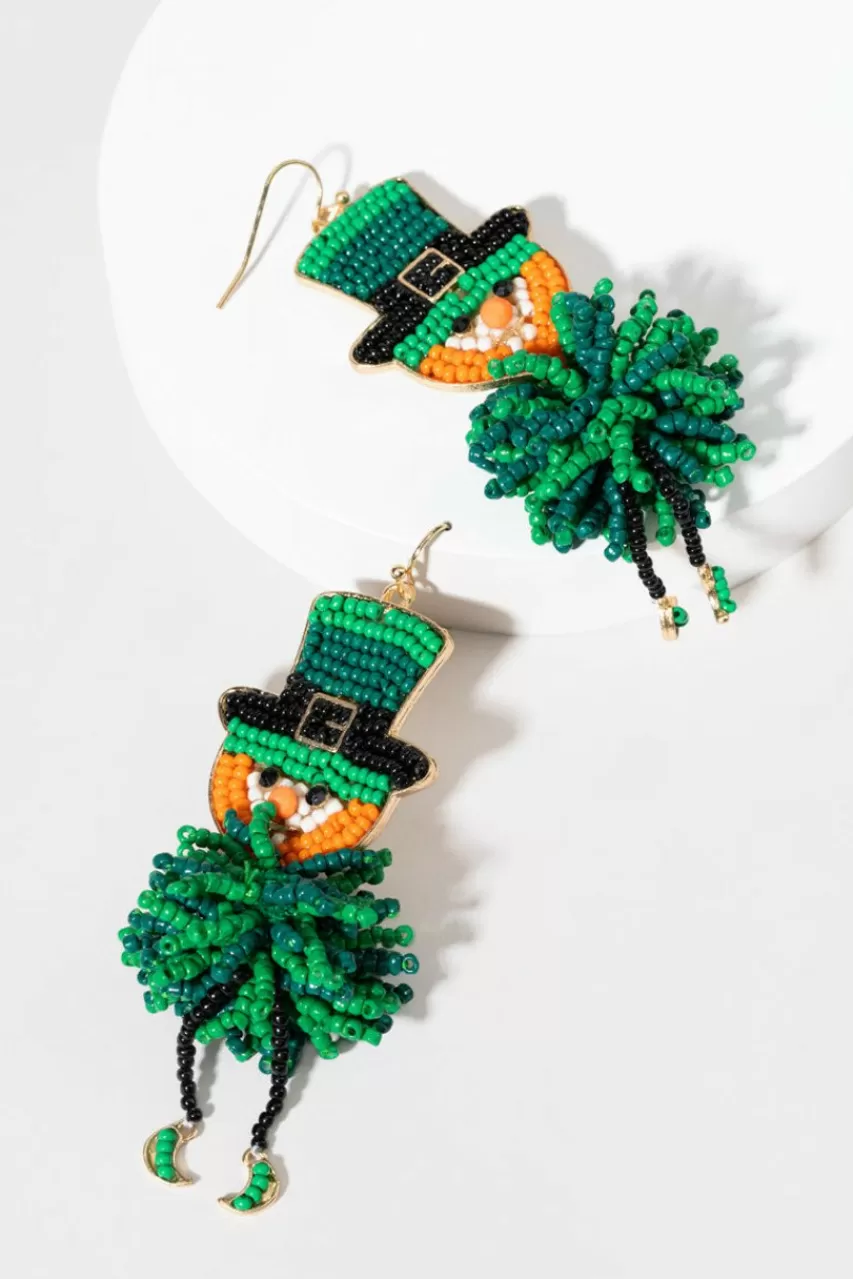 Francesca's Liberty Leprechaun Earrings