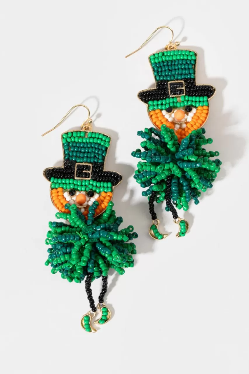 Francesca's Liberty Leprechaun Earrings