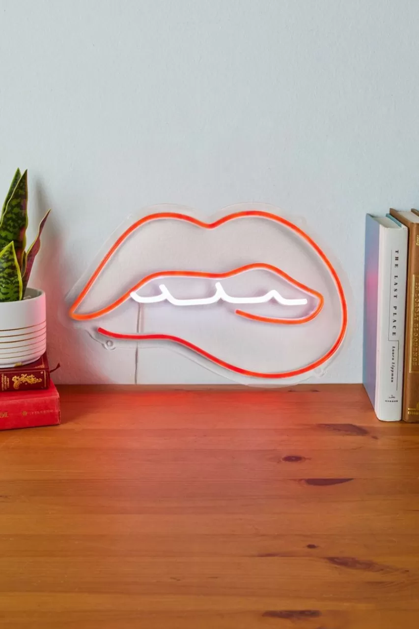 Francesca's Lips Neon Sign