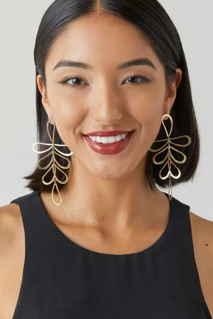 Francesca's Lisa Floral Drop Earring