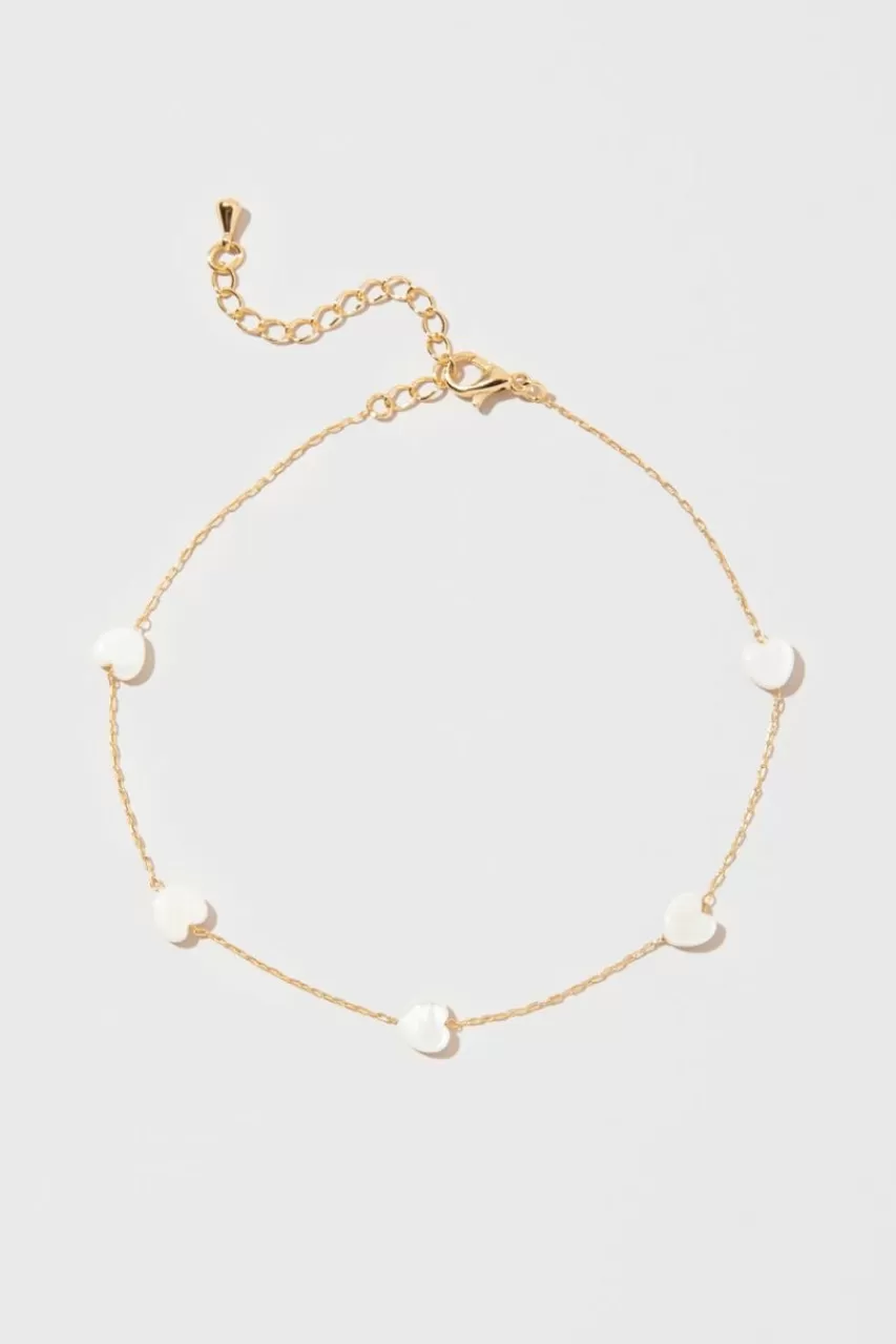 Francesca's Lorraine Heart Anklet