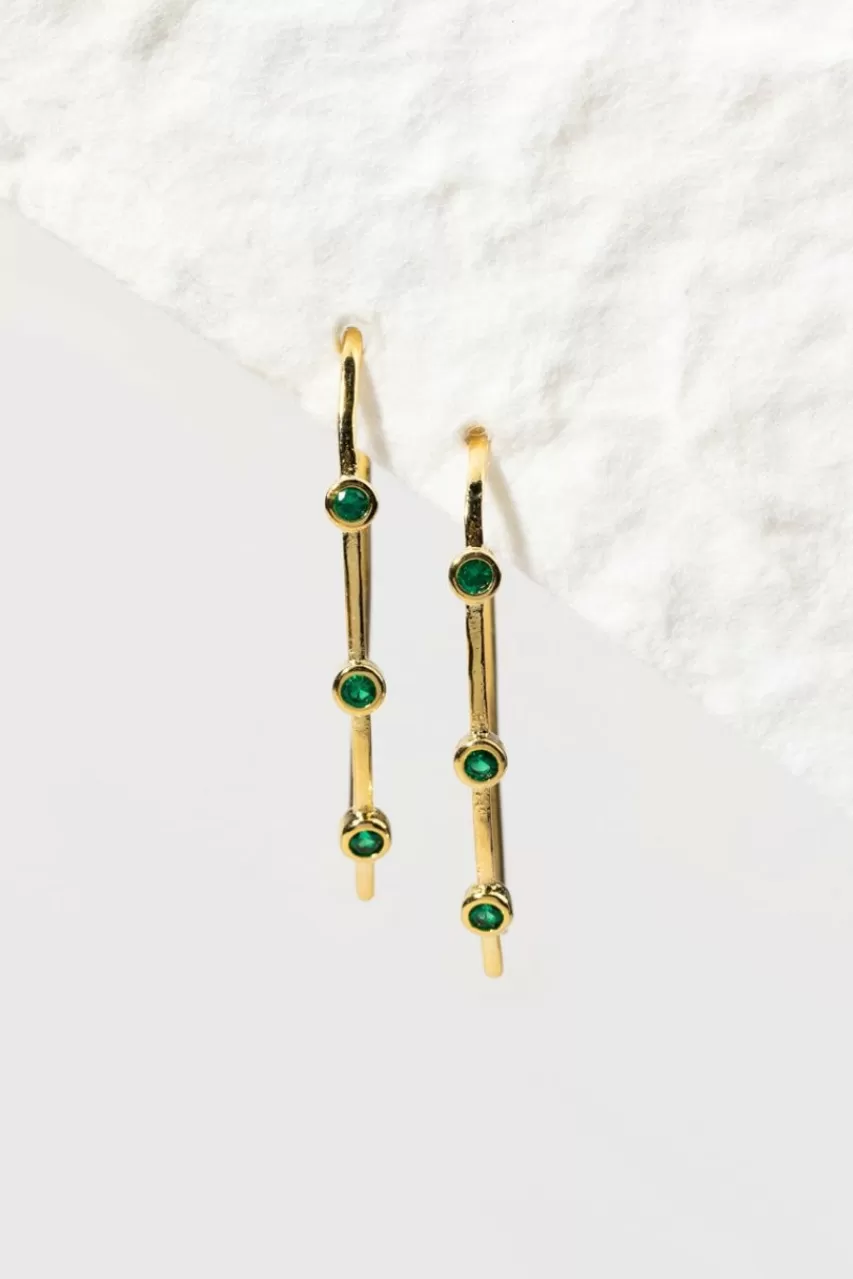 Francesca's Malinda Glass Earrings