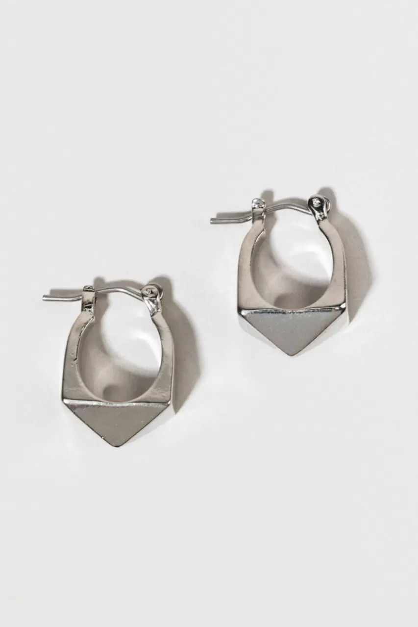 Francesca's Marla Bold Geometric Hoop Earrings