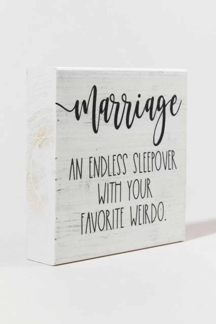 Francesca's Marriage An Endless Sleepover Box Sign