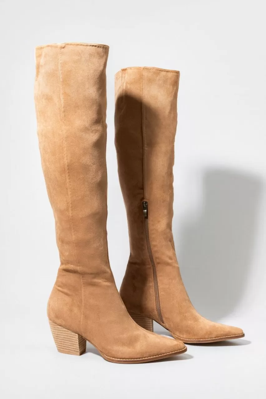 Francesca's Martha Over The Knee Suede Boots