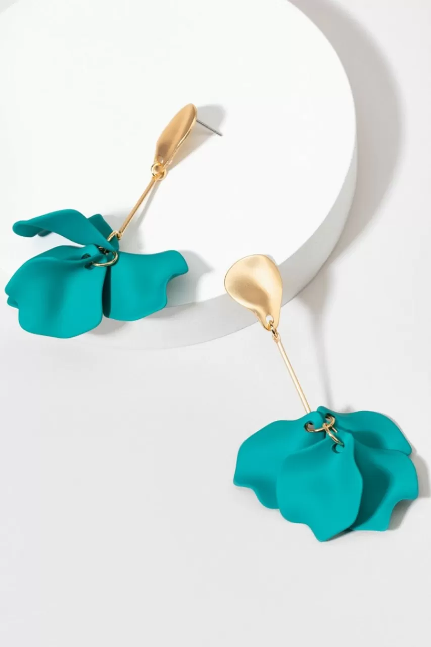 Francesca's Maureen Petal Drop Earrings