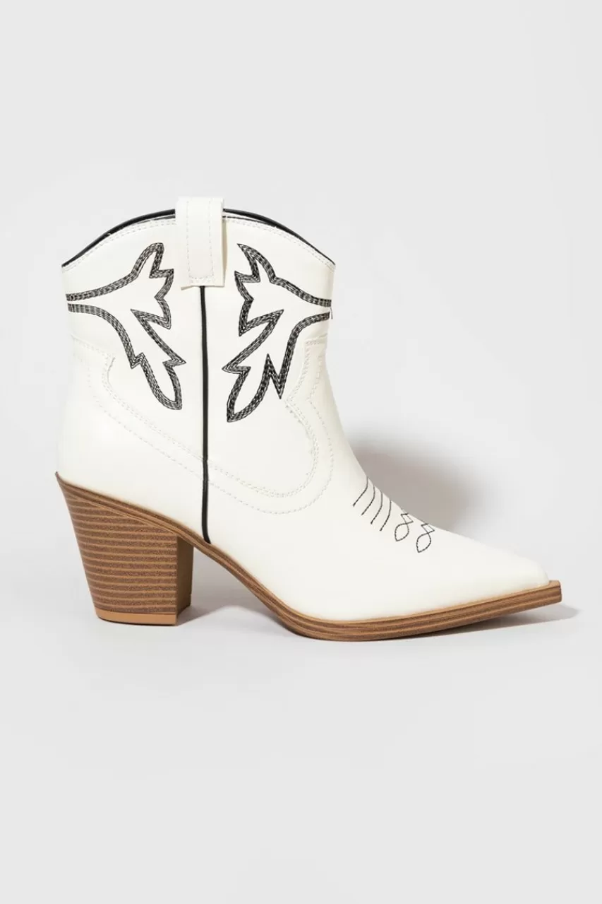 Francesca's Mia Alejo Stitch Western Boots