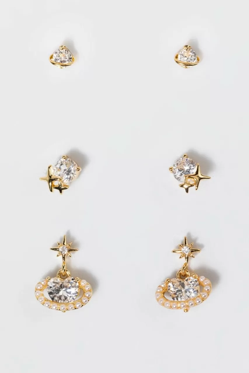 Francesca's Michaela Celestial Earrings Set