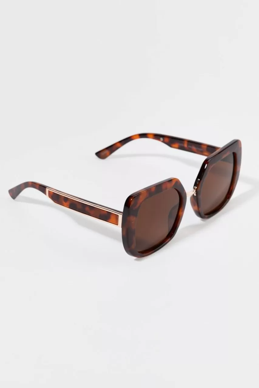 Francesca's Milla Oversized Square Sunglasses