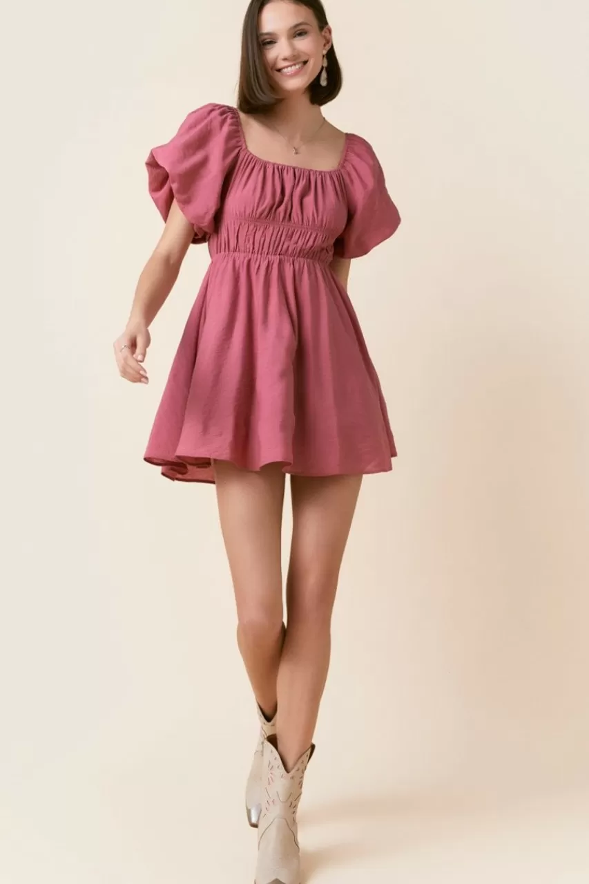 Francesca's Mindy Off The Shoulder Mini Dress