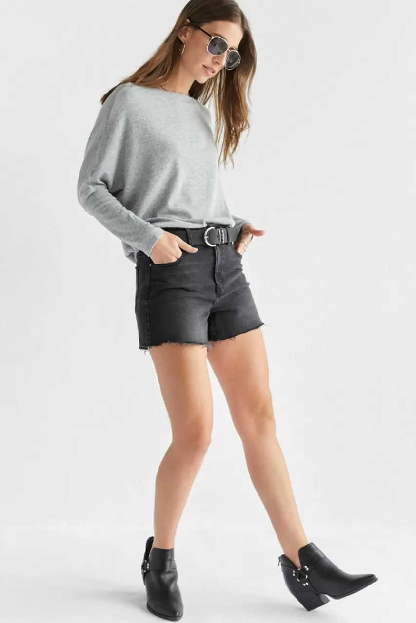 Francesca's Monique Long Sleeve Dolman Tee