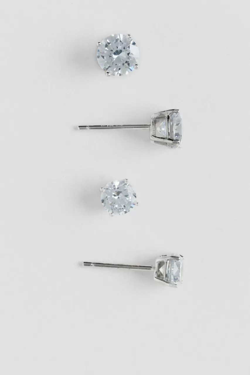 Francesca's Nadine Sterling Cz Stud Set