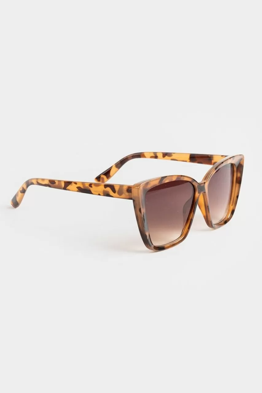 Francesca's Natalie Ombre Lens Cat Eye Sunglasses