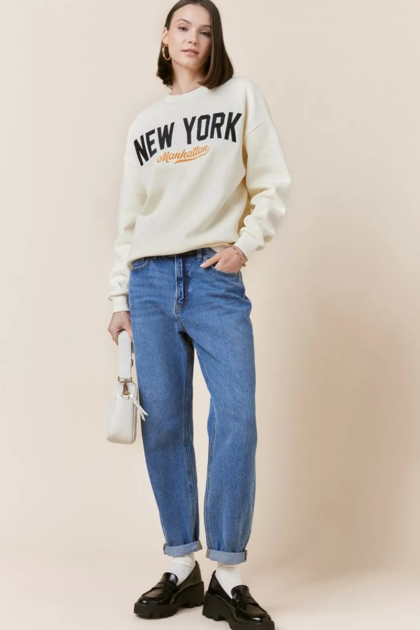 Francesca's New York Manhattan Crewneck Sweatshirt