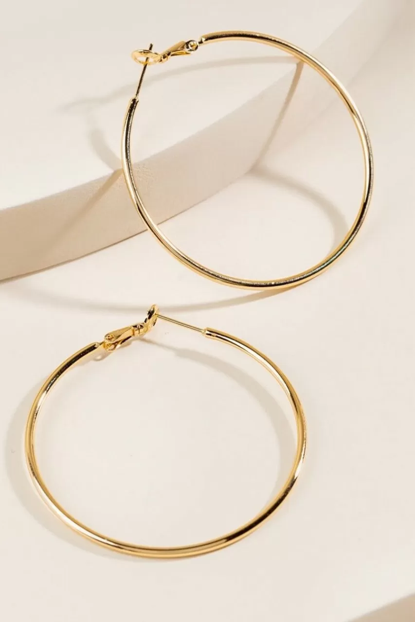 Francesca's Nori Large Hoops