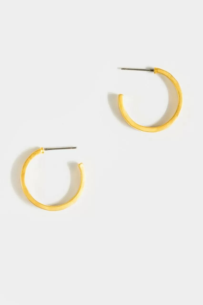 Francesca's Paige Hammered Hoops