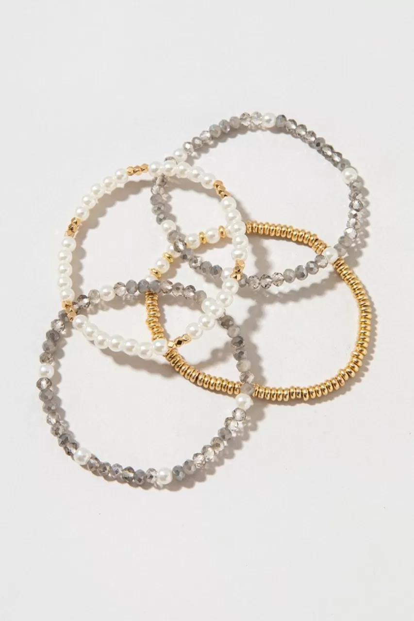 Francesca's Patti Pearl Bracelet Set