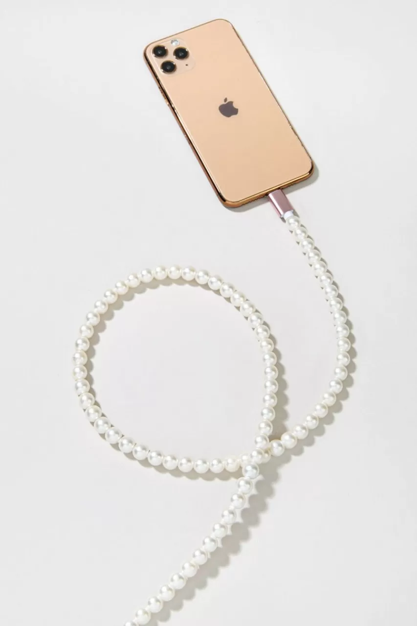 Francesca's Pearl Phone Charging Cable