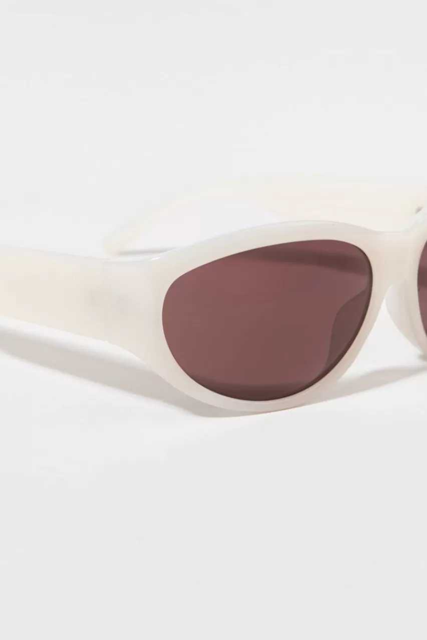 Francesca's Priscilla Oval Shield Sunglasses